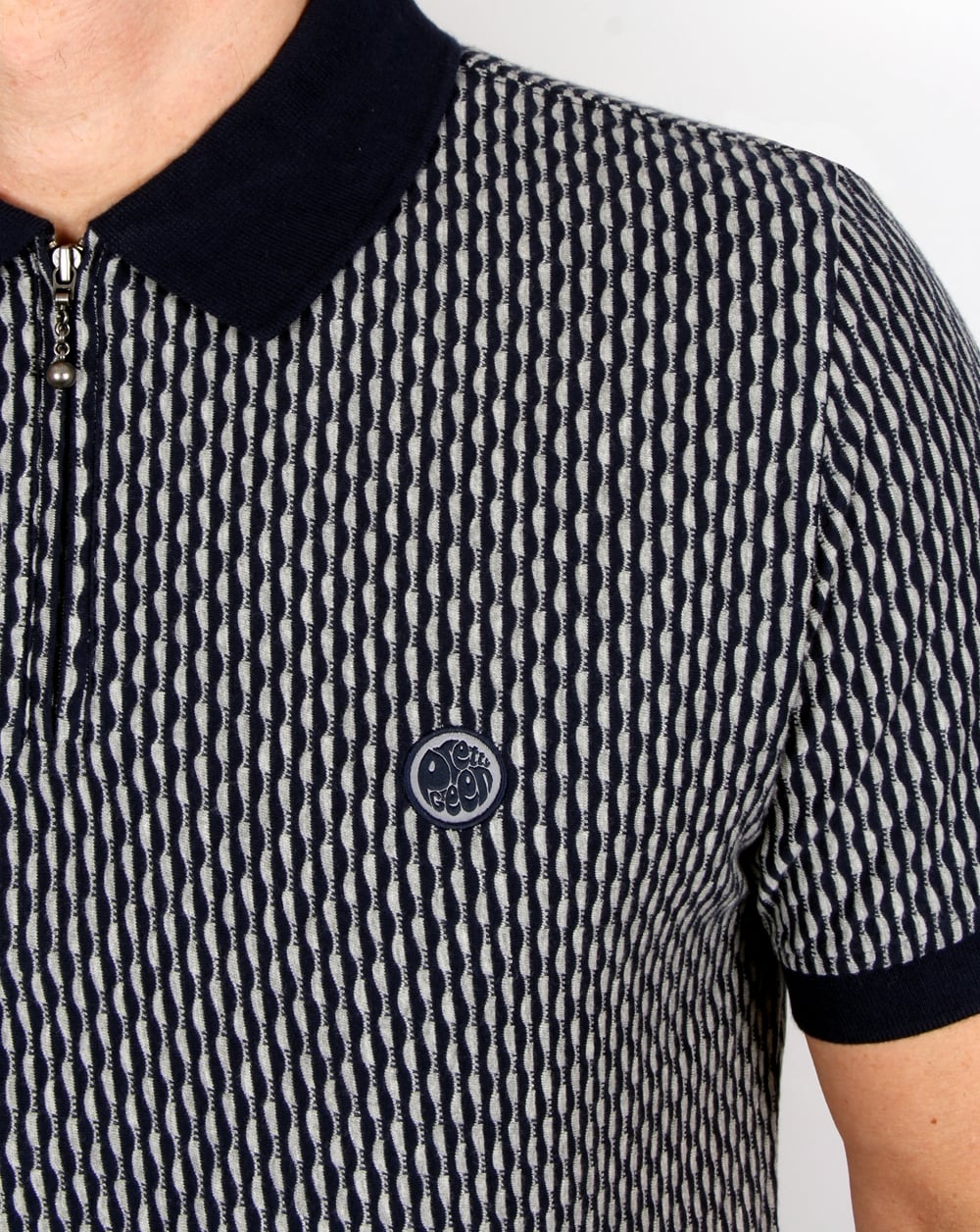 Pretty Green Saunton Poloshirt, Marineblau