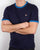Fila Vintage Ringer T Shirt Navy/Royal