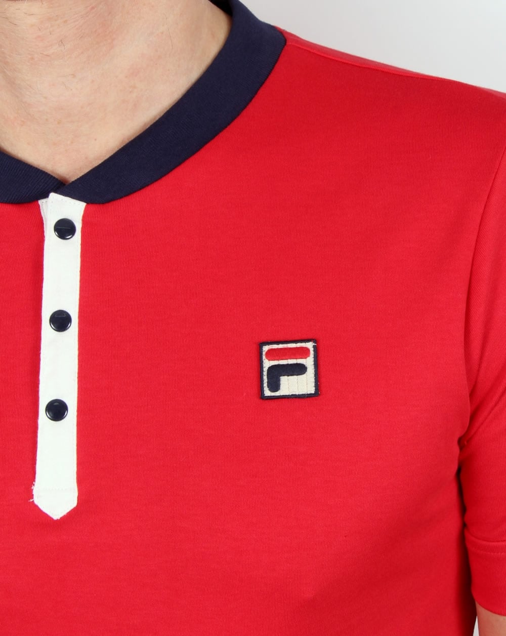 Fila Vintage Bertolucci Opa-T-Shirt Rot