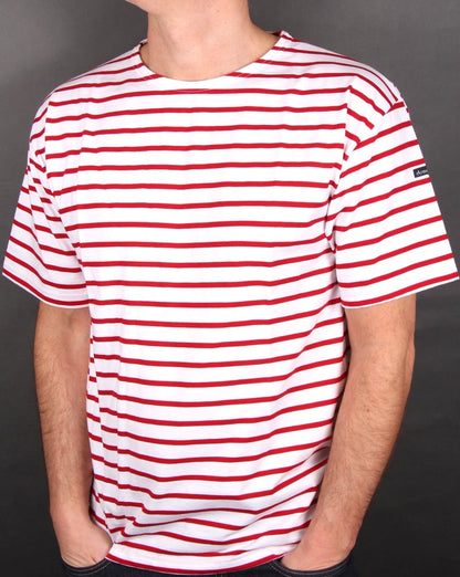 Armor-lux Theviec Stripe T-Shirt Rot/Weiß