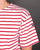 Armor-lux Theviec Stripe T-shirt Red/white