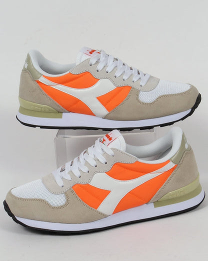 Diadora Camaro Sneakers Zinnoberrot Orange/Weiß