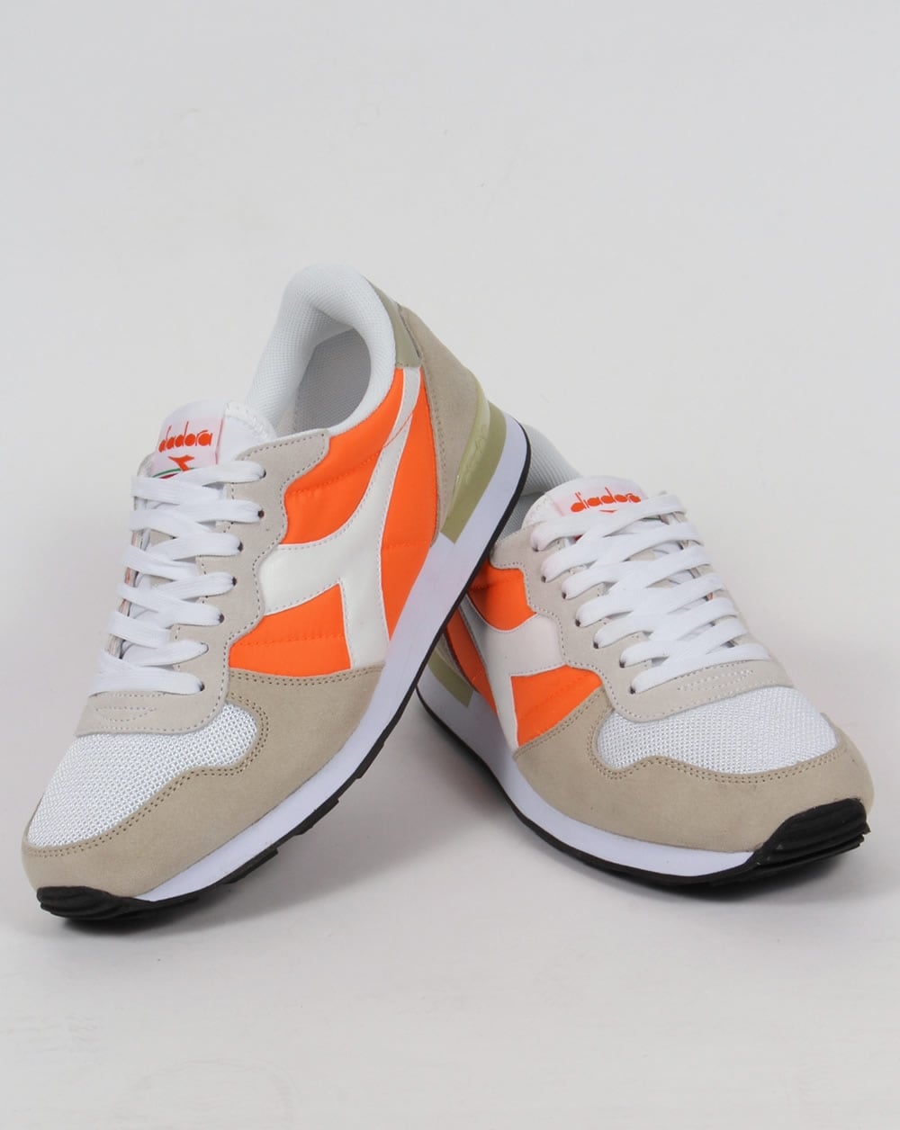 Diadora Camaro Sneakers Zinnoberrot Orange/Weiß