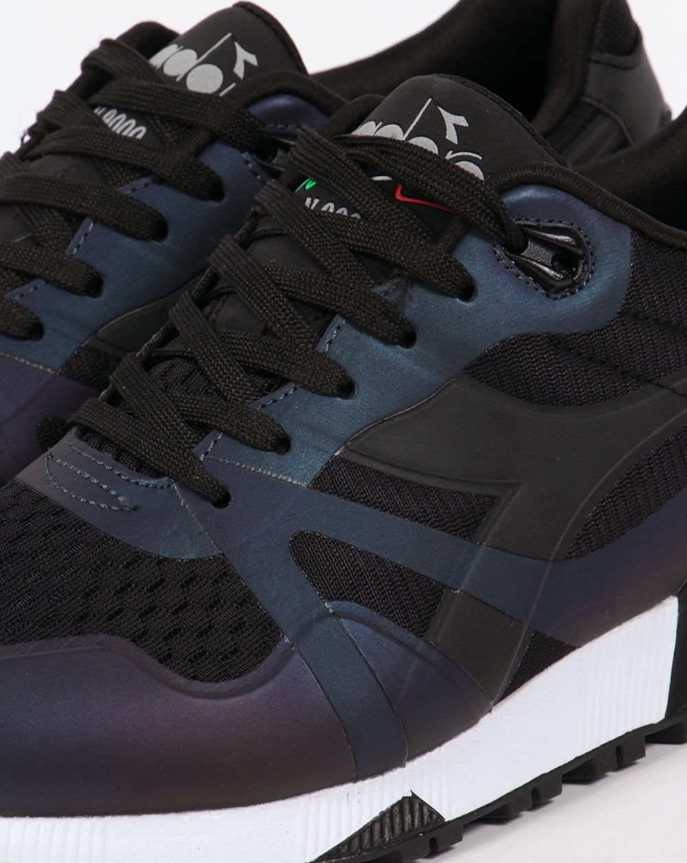 Diadora N9000 MM Hologramm-Sneaker Schwarz