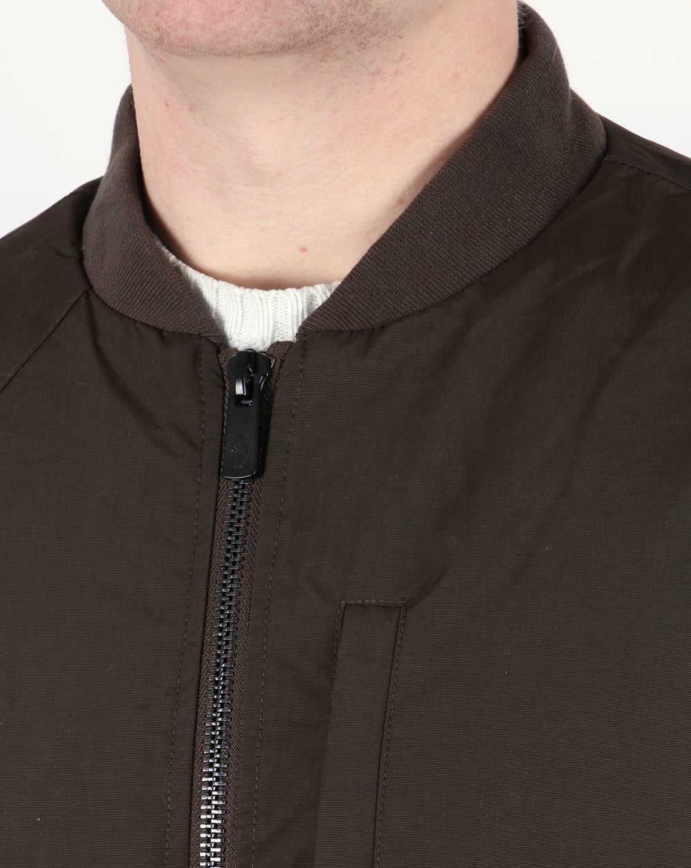 Luke Nation – Lange Jacke in Dunkelkhaki
