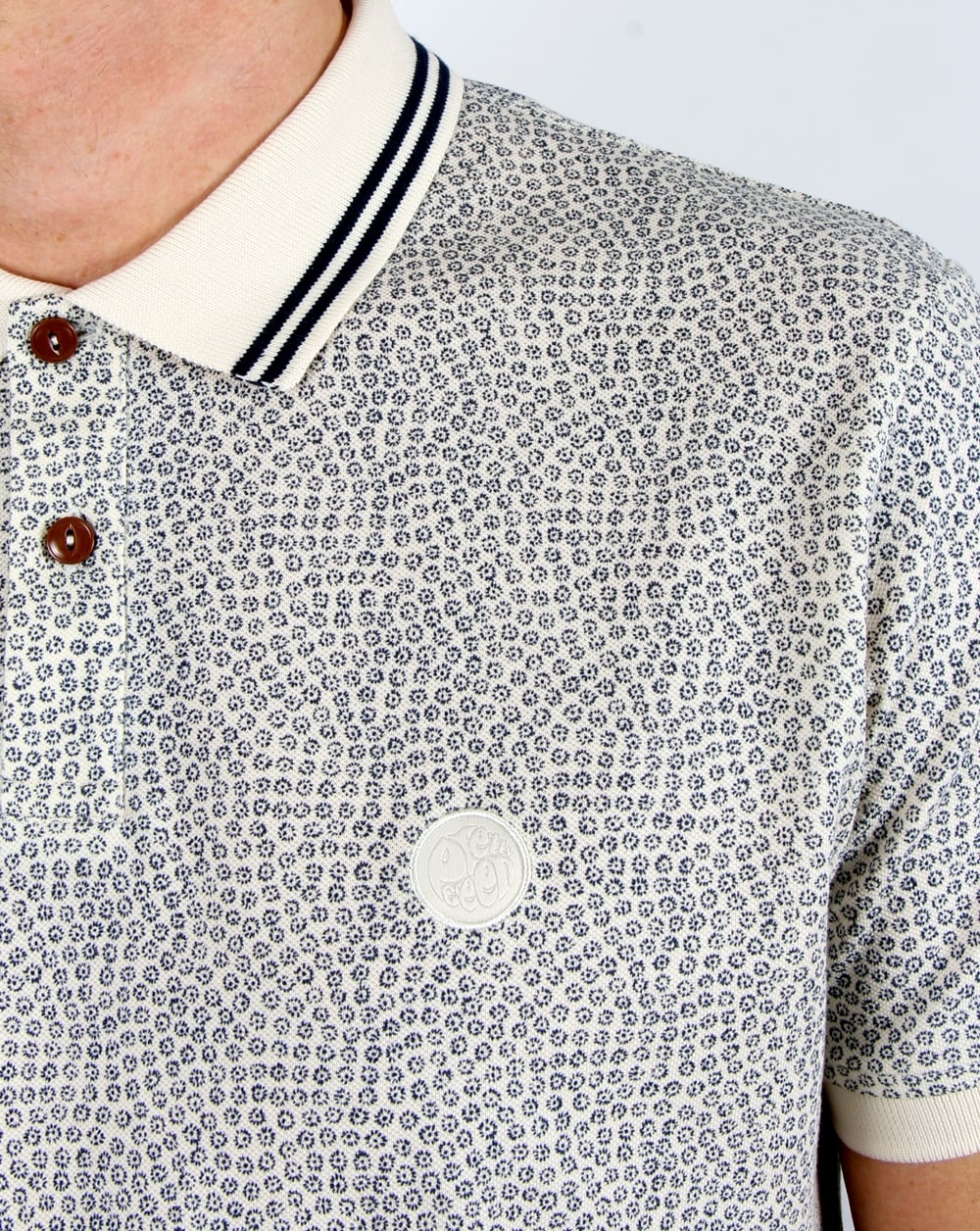Pretty Green Mayflower Poloshirt Stone