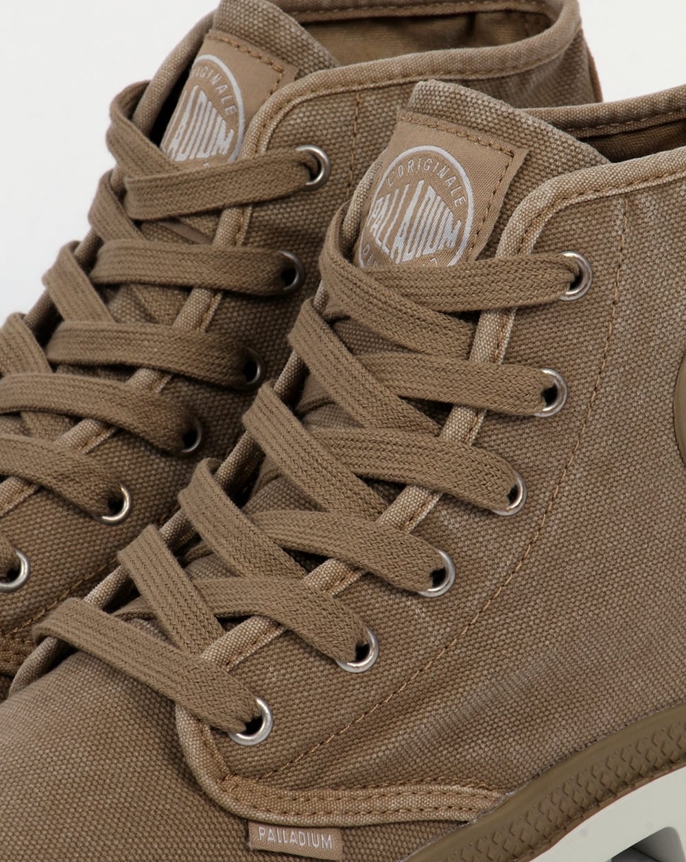 Palladium Pampa Hi Boot Dunkelkhaki/Silberbirke