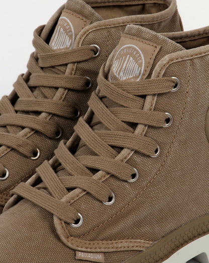 Palladium Pampa Hi Boot Dunkelkhaki/Silberbirke