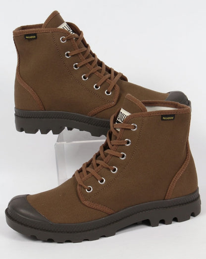 Palladium Pampa Hi Originale Stiefel Butternut/Tarm