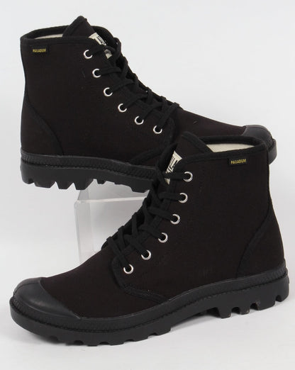 Palladium Pampa Hi Originale Stiefel Schwarz