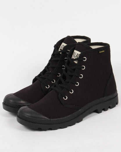 Palladium Pampa Hi Originale Stiefel Schwarz