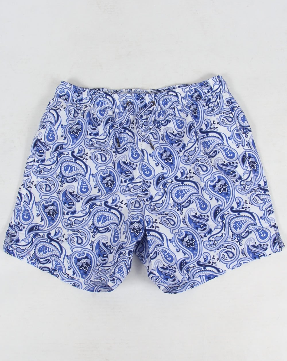 Pretty Green – Caversham – Shorts mit Paisleymuster, Blau