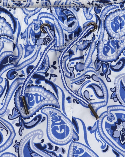Pretty Green – Caversham – Shorts mit Paisleymuster, Blau