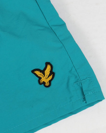 Lyle And Scott Schlichte Badeshorts Aquagrün