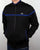Lacoste Fine Stripe Track Top Black/french Blue