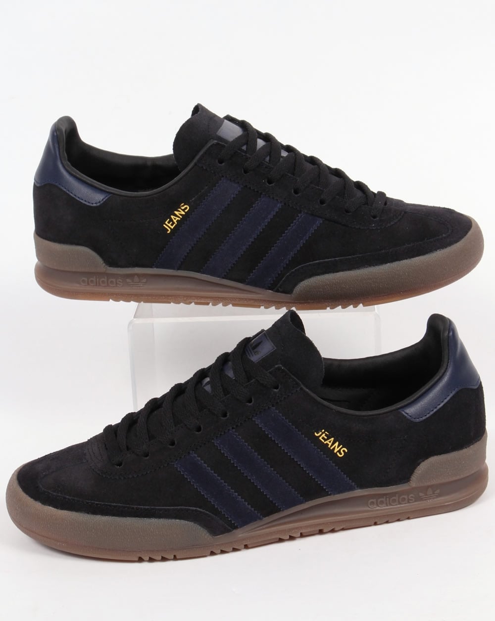Adidas Jeans Sneakers Schwarz/Marineblau