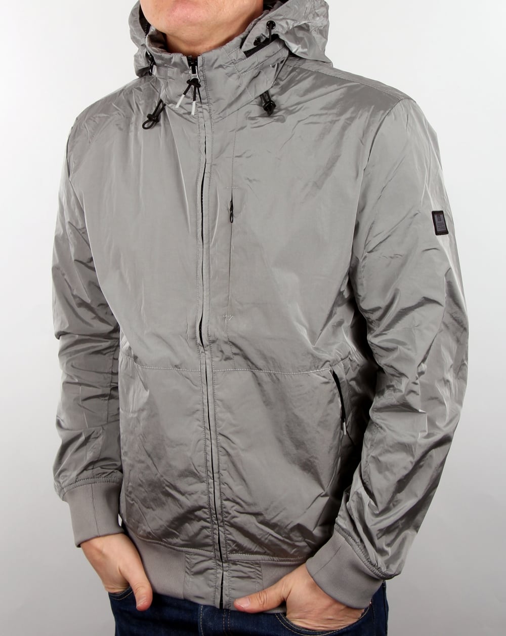 Weekend Offender Jacke Silbergrau