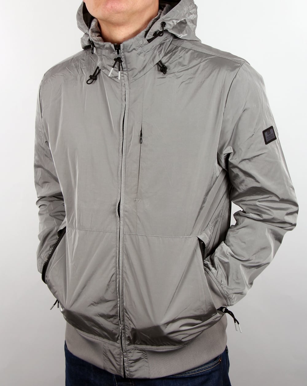 Weekend Offender Jacke Silbergrau