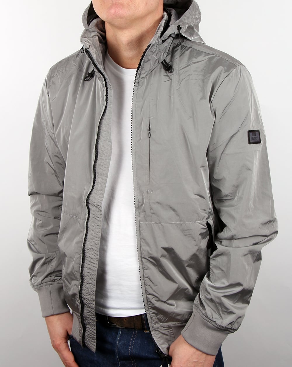Weekend Offender Jacke Silbergrau