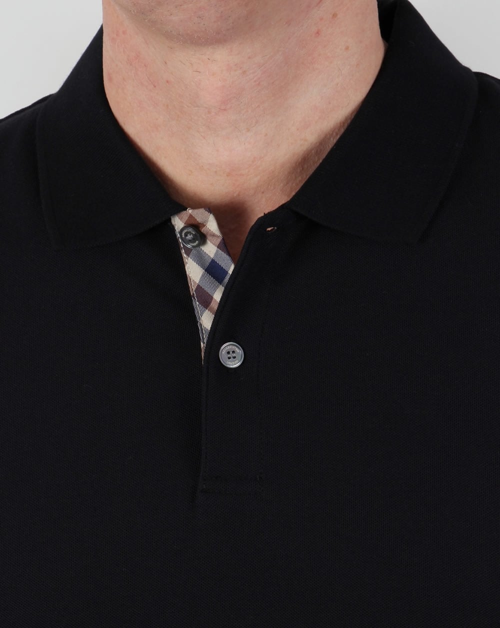 Aquascutum Hector Poloshirt Schwarz