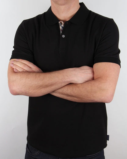 Aquascutum Hector Poloshirt Schwarz