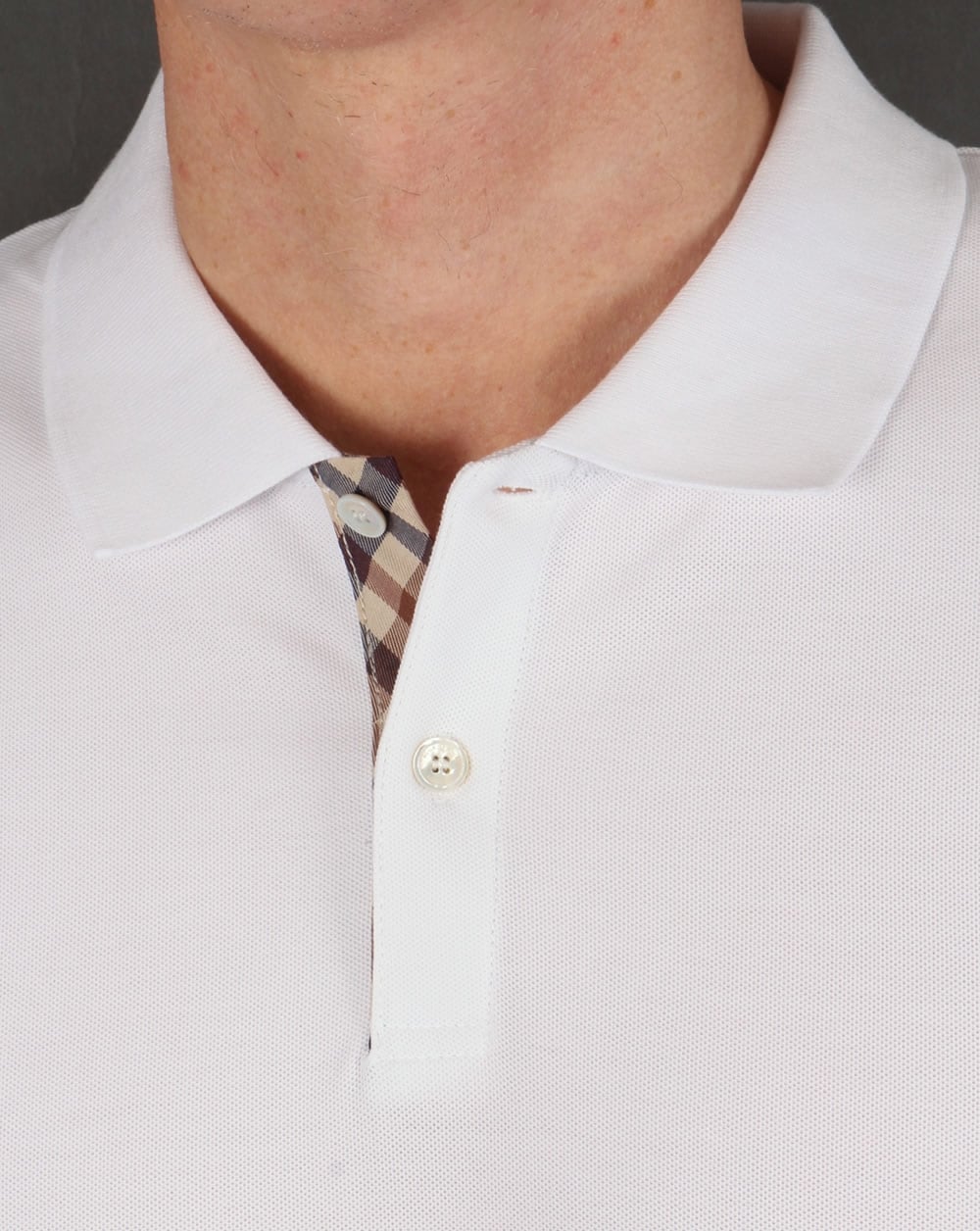 Aquascutum Hector Poloshirt Weiß