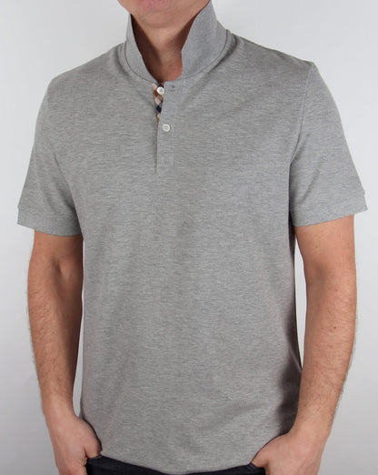 Aquascutum Hector Poloshirt Graumeliert