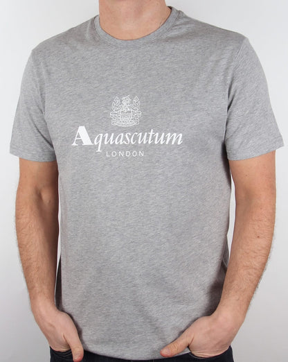 Aquascutum Griffin T-Shirt Graumeliert