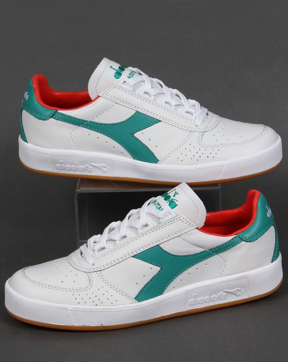 Diadora B. Elite Italia Sneakers Weiß/Porzellangrün
