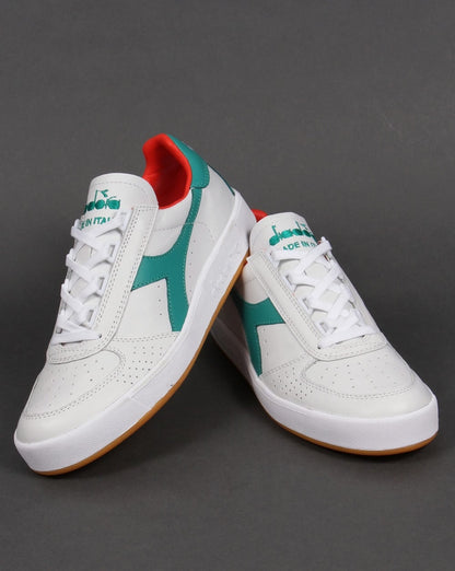 Diadora B. Elite Italia Sneakers Weiß/Porzellangrün