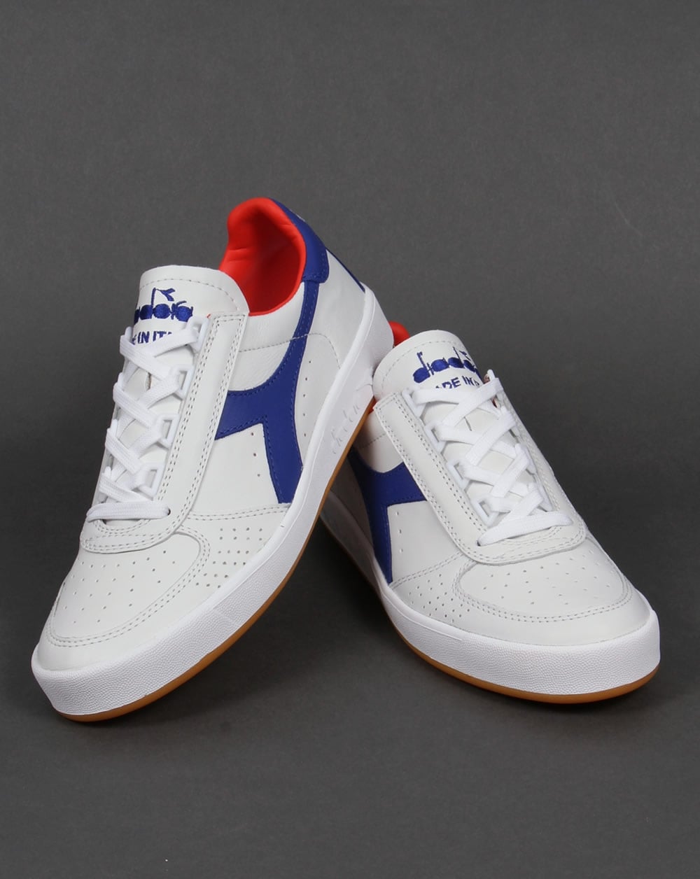 Diadora B. Elite Italia Sneakers Weiß/Clematisblau