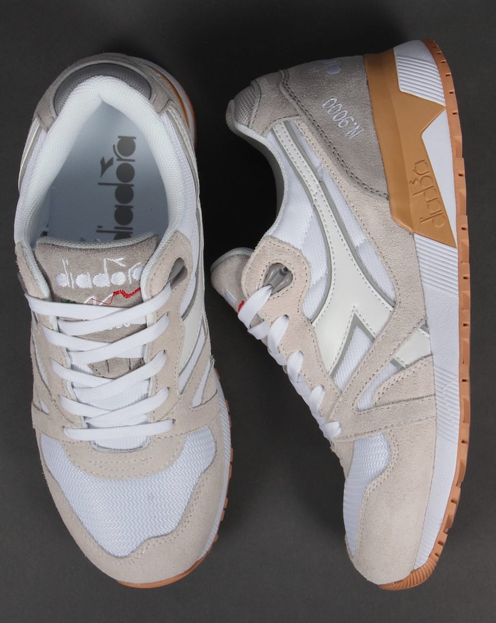 Diadora N9000 III Sneakers Weiß/Hohe Taille