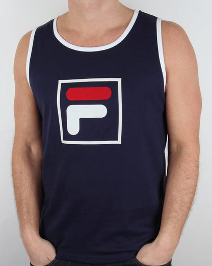 Fila Vintage Aldo Weste Marineblau