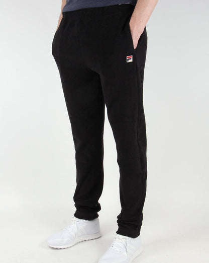 Fila Vintage Stoppini Frottee-Trainingshose in Schwarz