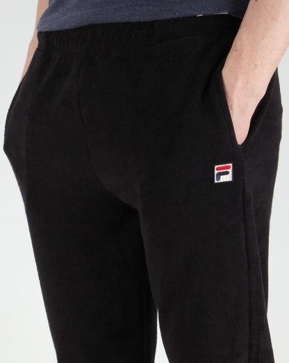 Fila Vintage Stoppini Frottee-Trainingshose in Schwarz