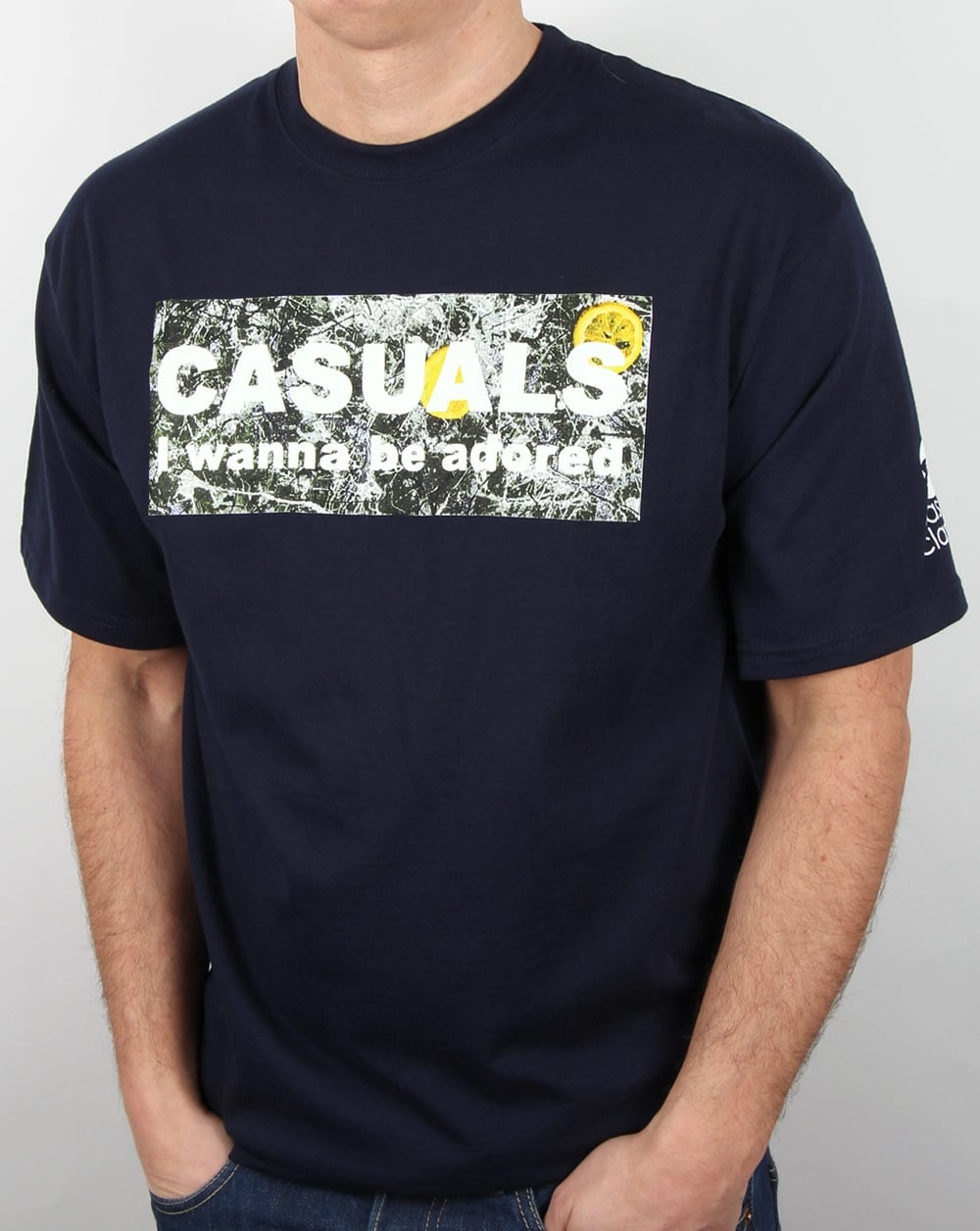 80er Casual Classics Adored T-Shirt Marineblau
