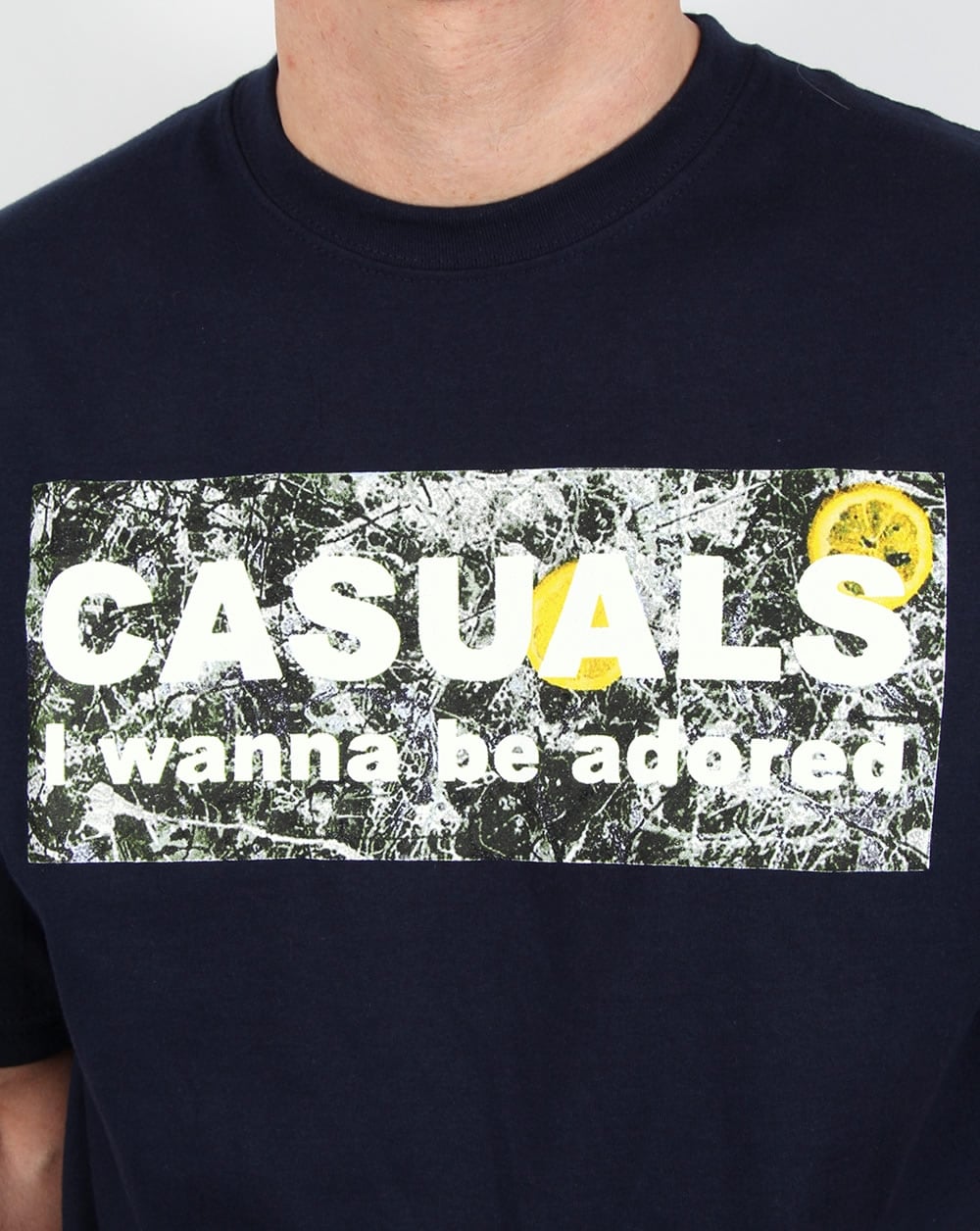 80er Casual Classics Adored T-Shirt Marineblau