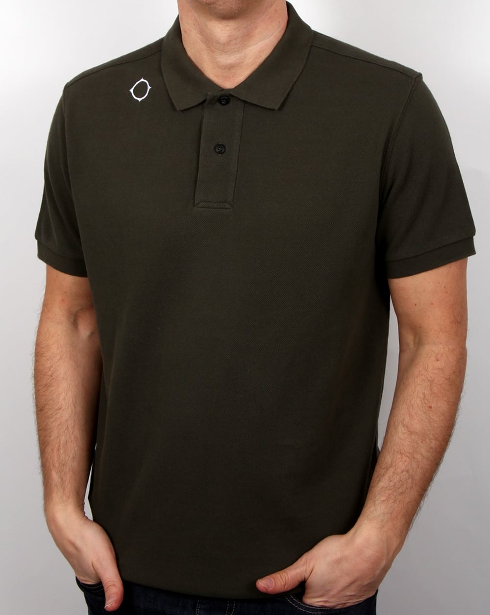 Ma.strum Poloshirt Khaki Oliv
