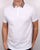Aquascutum Nathan Check Collar Polo Shirt White