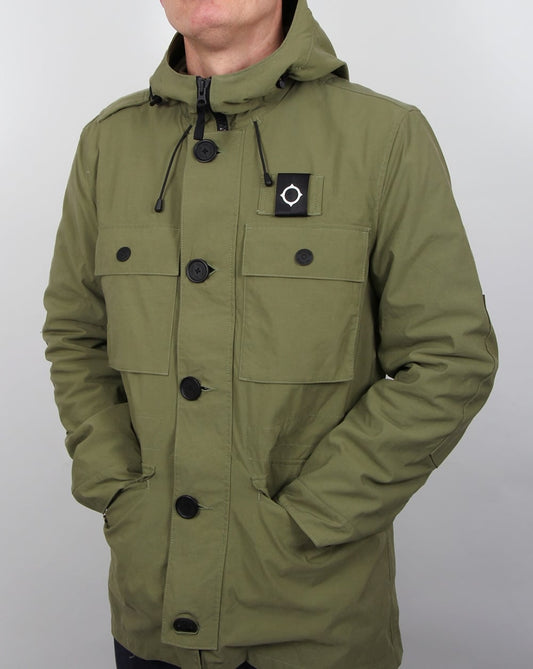 Ma.Strum Ma.strum Loyd Field Parka Pistazie
