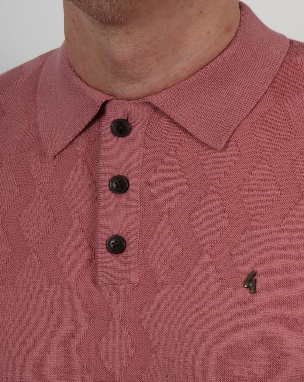 Gabicci Vintage Masso Poloshirt Candy Pink
