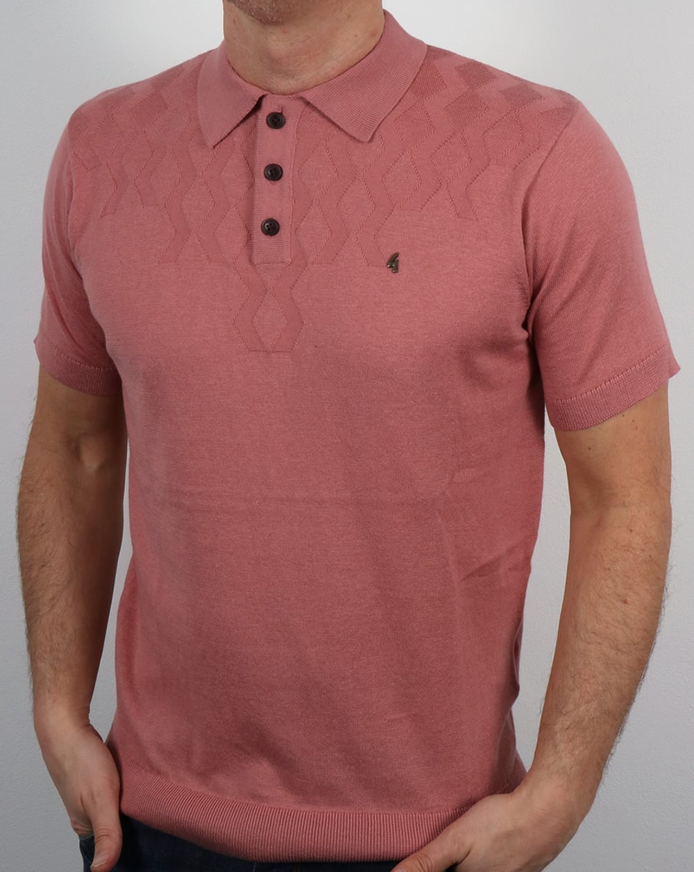Gabicci Vintage Masso Poloshirt Candy Pink