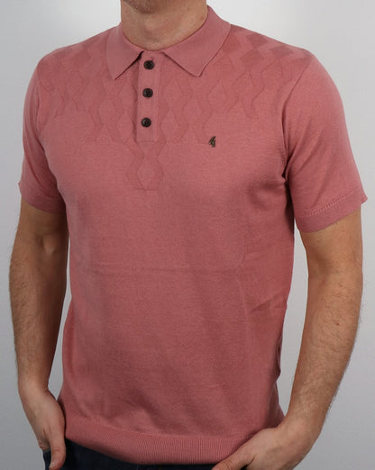 Gabicci Vintage Masso Poloshirt Candy Pink