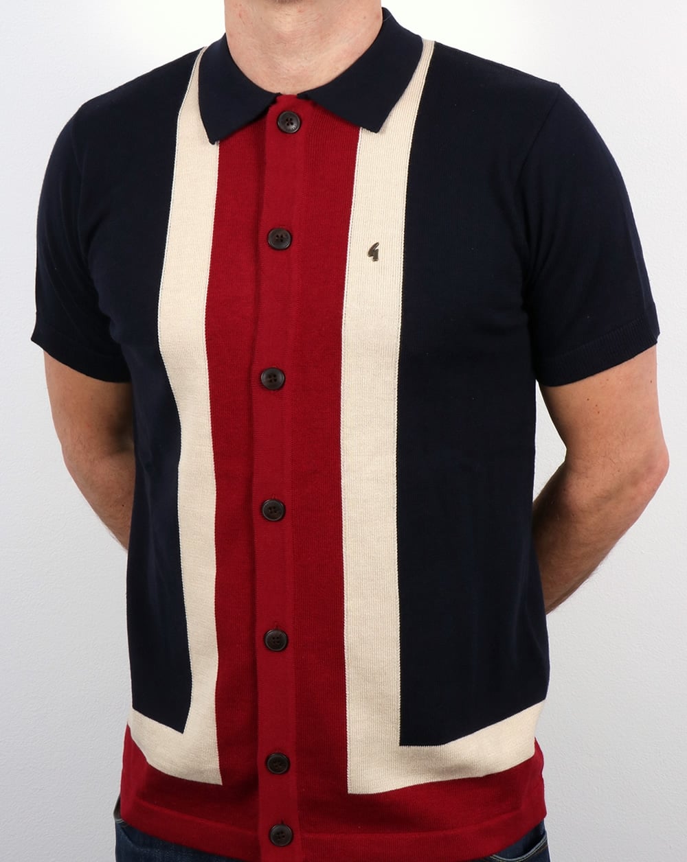 Gabicci Vintage Angelo Polo Shirt Navy