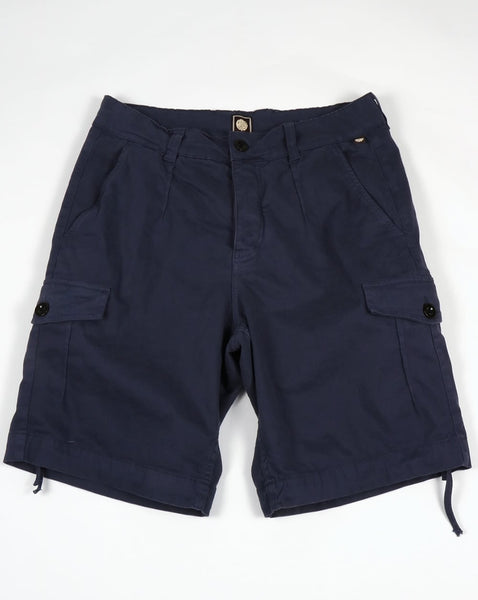 Pretty Green Vale Combat Shorts Navy