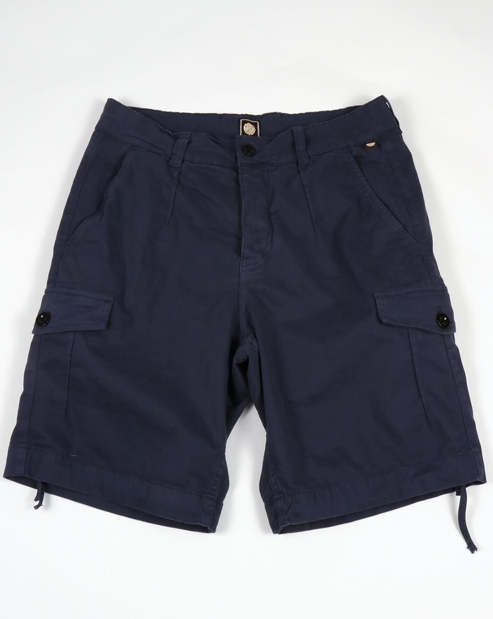 Pretty Green Vale Kampfshorts Marineblau