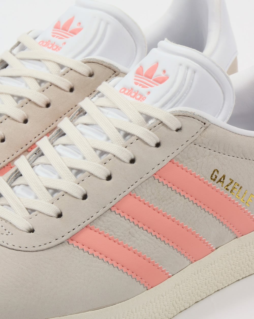 Adidas Gazelle Sneakers Kreideweiß/Hellrosa