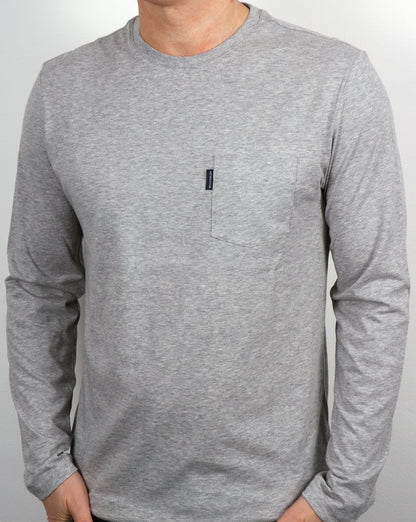 Aquascutum Cullen Ls T-Shirt Grau