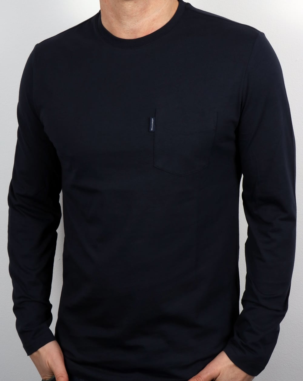 Aquascutum Cullen Ls T-Shirt Marineblau