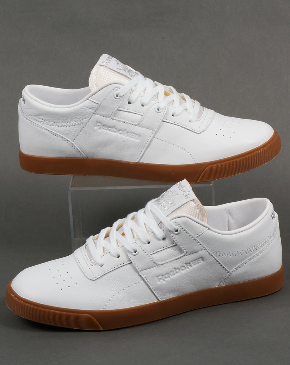 Reebok Workout Low CLN FVS Turnschuhe Weiß/Silber/Gummi